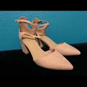 Baby Pink Aldo Block Heels